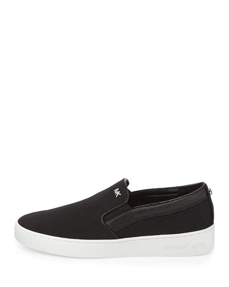 michael michael kors keaton sport satin slip-on black|Women's MICHAEL Michael Kors Keaton Slip.